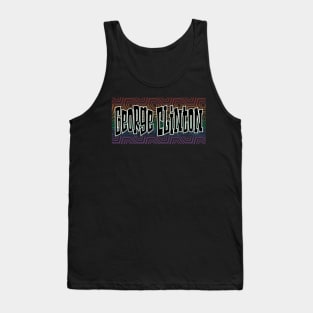 LGBTQ PATTERN USA GEORGE CLINTON Tank Top